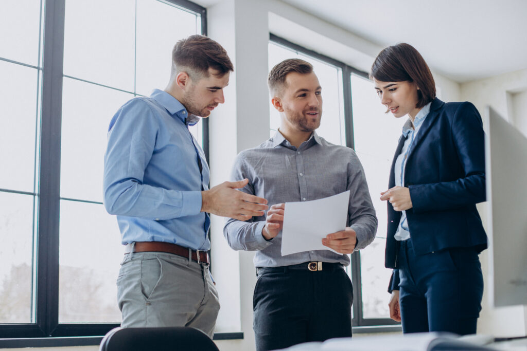 Related image in category for Cybersecurity Advisory post | group business people working office