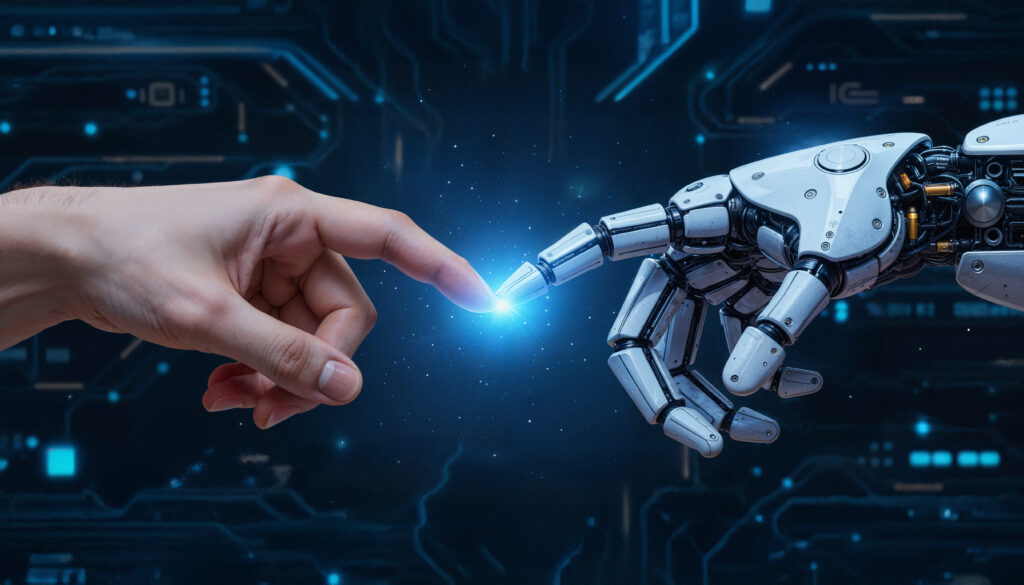 Related image in Cybersecurity category for ISO/IEC 42001: A Governance Framework for Responsible Artificial Intelligence post | human robot interaction digital world